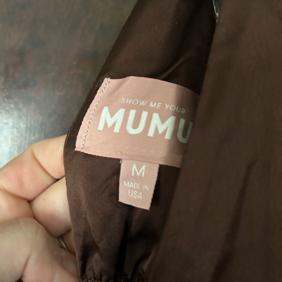 Show Me Your MuMu chocolate brown Nora Maxi Dress M and L - Picture 5 of 5